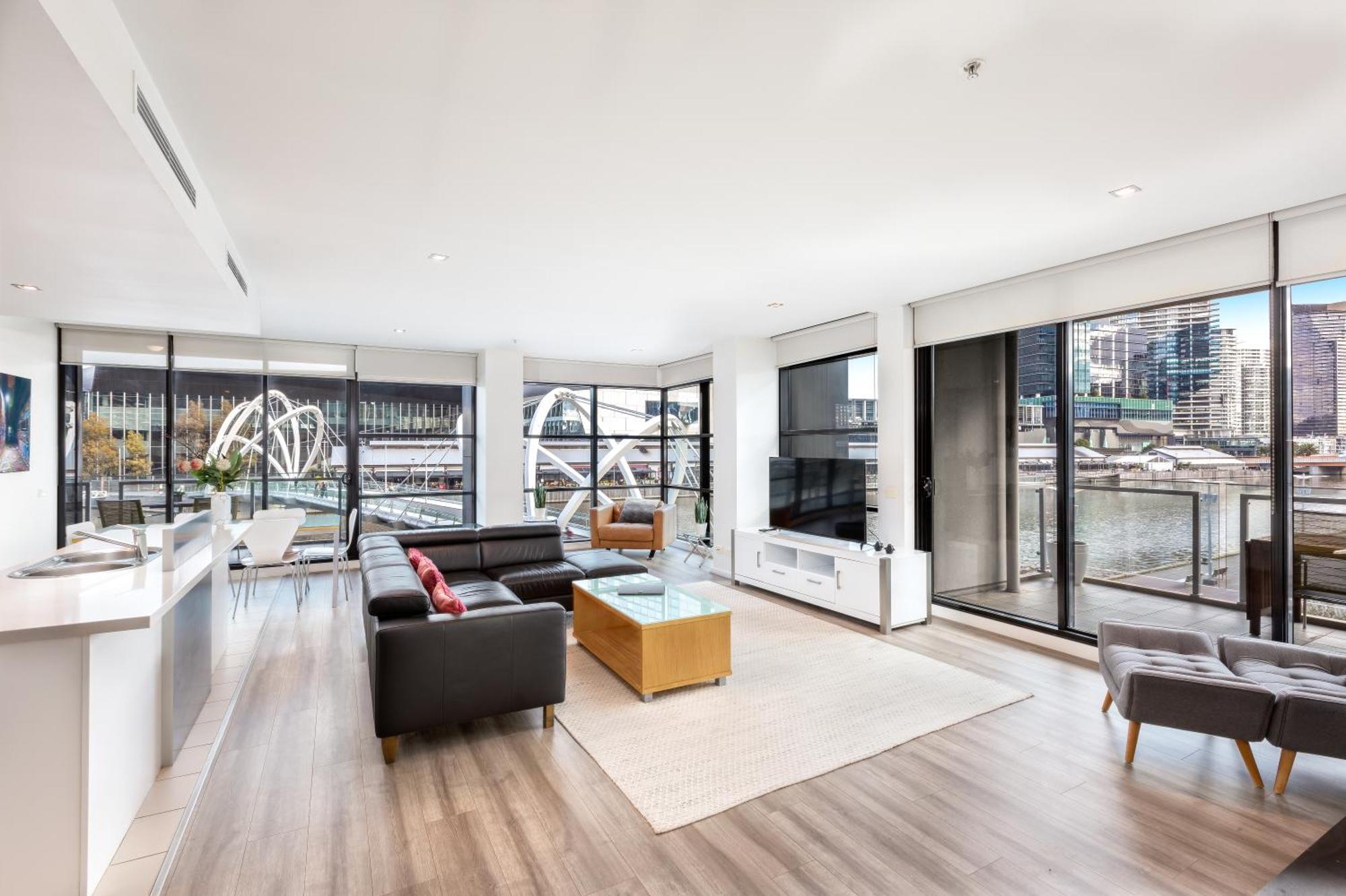 Waterfront Melbourne Apartments Kültér fotó